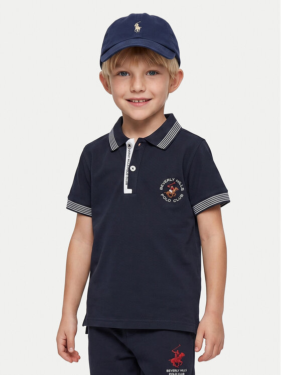 Beverly Hills Polo Club Beverly Hills Polo Club Поло P-SS26B-P424108 Cиній Regular Fit