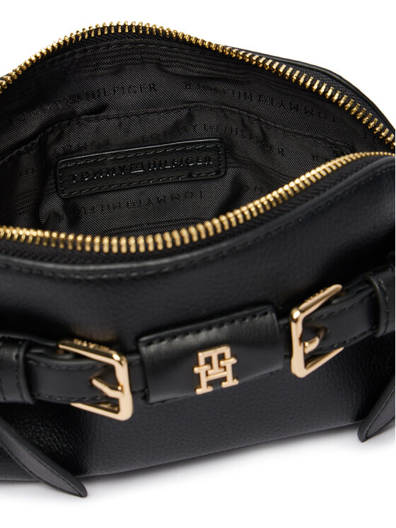 Tommy Hilfiger Táska Tommy Hilfiger Th Buckle Micro Crossover AW0AW19511 Fekete