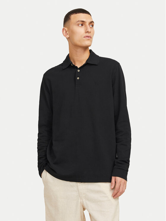 Jack & Jones Jack & Jones Поло William 12269034 Чорний Regular Fit