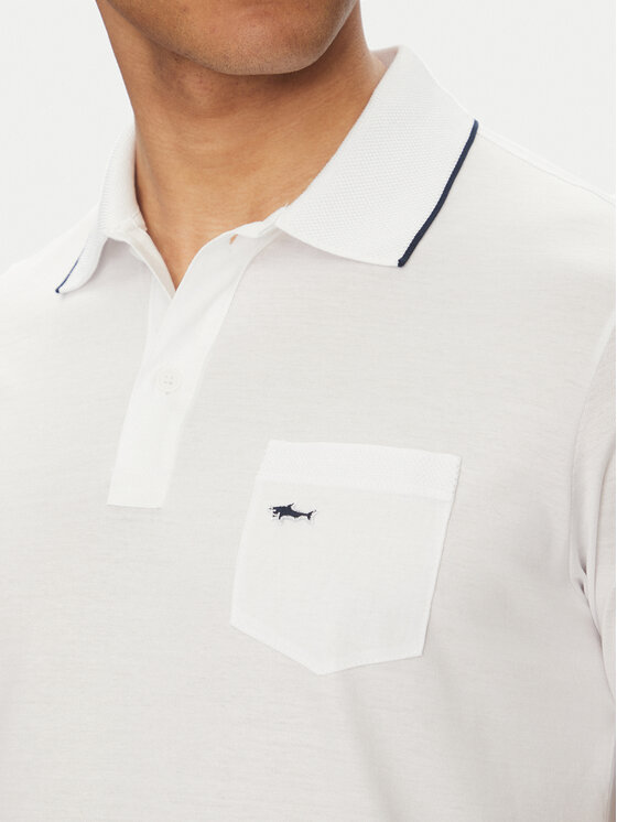 Paul&Shark Paul&Shark Поло 25411209 Білий Regular Fit