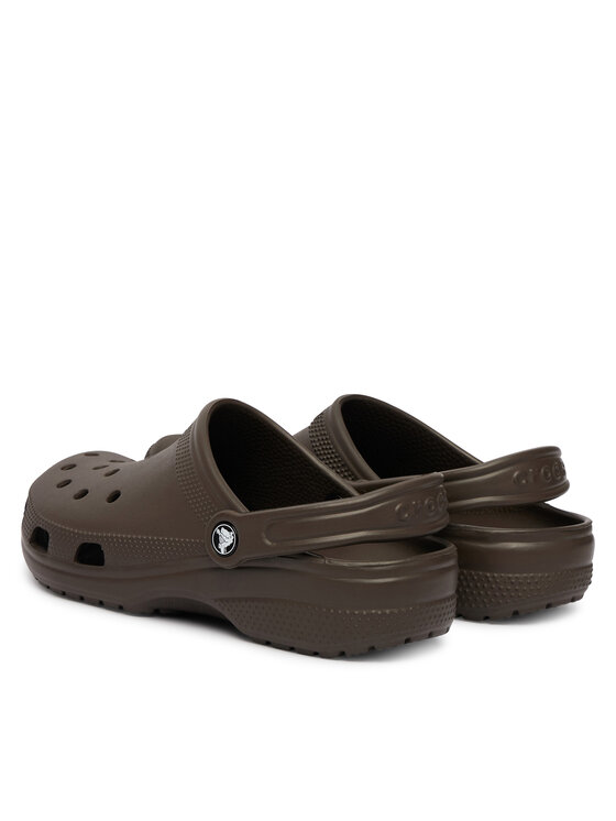Crocs Чехли Crocs Classic 10001 Тъмнокафяв