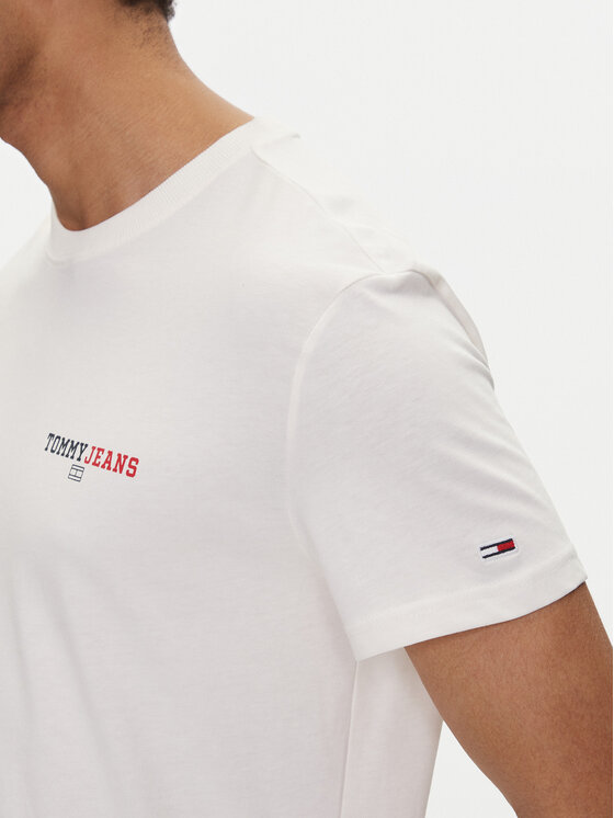 Tommy Jeans Tommy Jeans T-shirt Dna Graphic DM0DM20815 Bianco Regular Fit