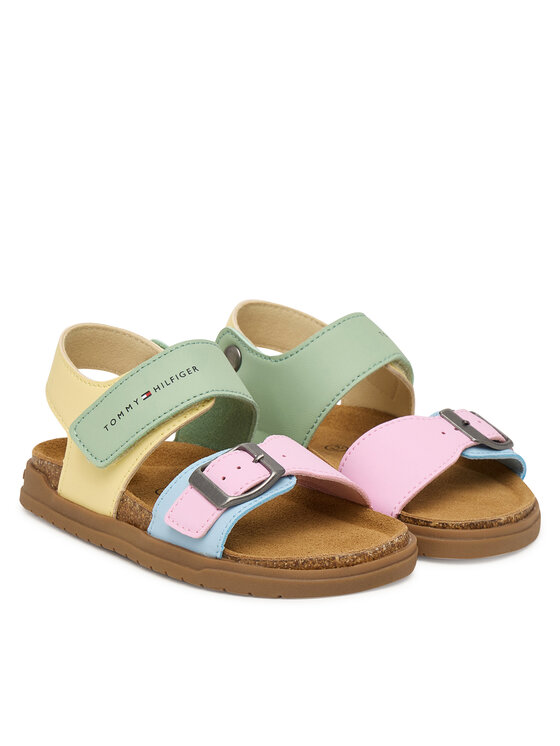 Tommy Hilfiger Сандали Tommy Hilfiger T3A2-34307-0326 M Цветен