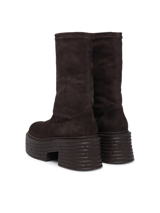 AGL Stiefeletten AGL Lignes Stretch D783506PGK Dunkelbraun