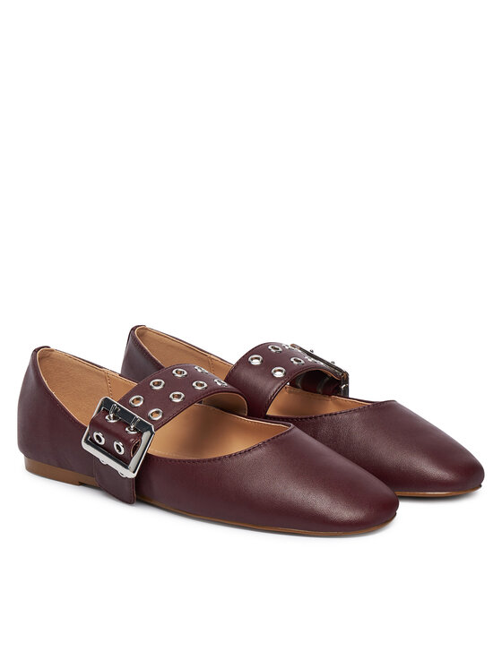 Steve Madden Балетки Steve Madden Atlantica SM11004770 Бордовий