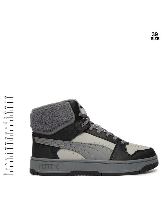 Puma Sneakersy Puma Rebound Slam Mid Cozy Jr 407728 02 Szary