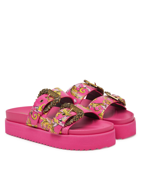 Versace Jeans Couture Шльопанці Versace Jeans Couture 78VA3SM1 Рожевий