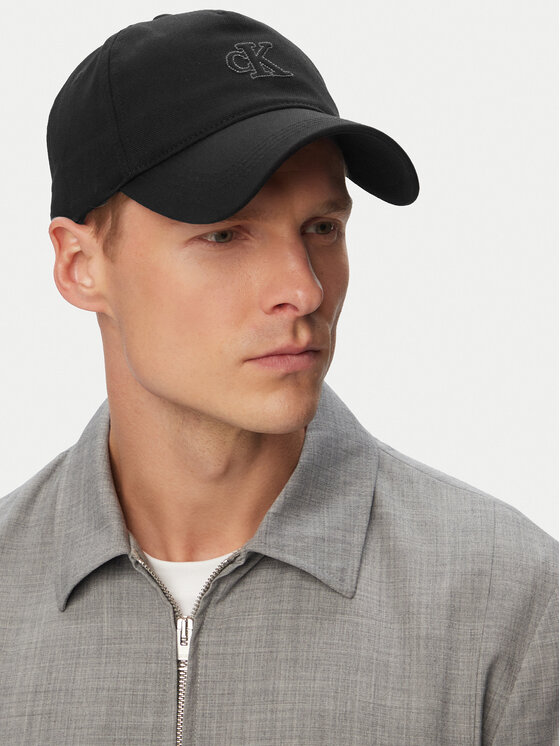 Calvin Klein Baseball sapka Calvin Klein Monogram Deboss Canvas Baseball LV04G5027G Fekete