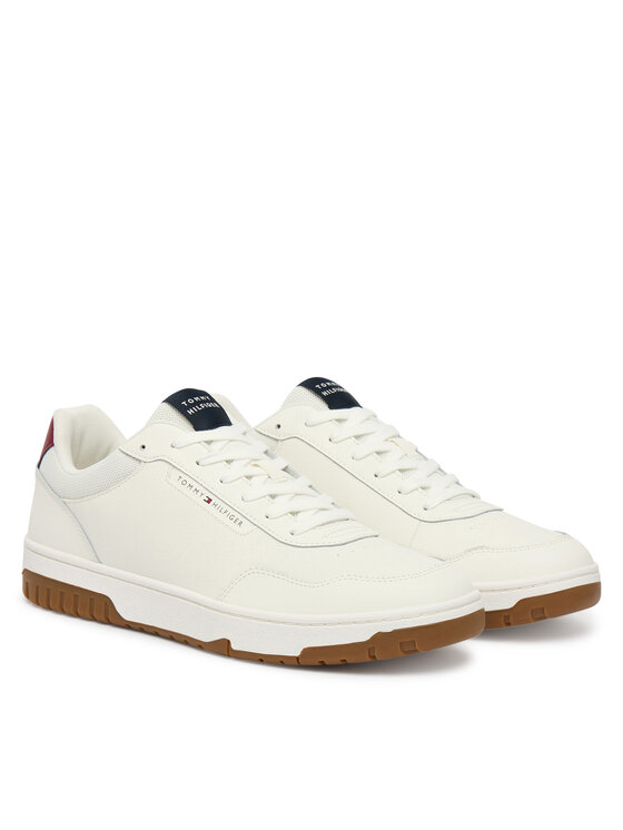 Tommy Hilfiger Sneakers Tommy Hilfiger Th Basket Core Lite Lth FM0FM05713 Bianco