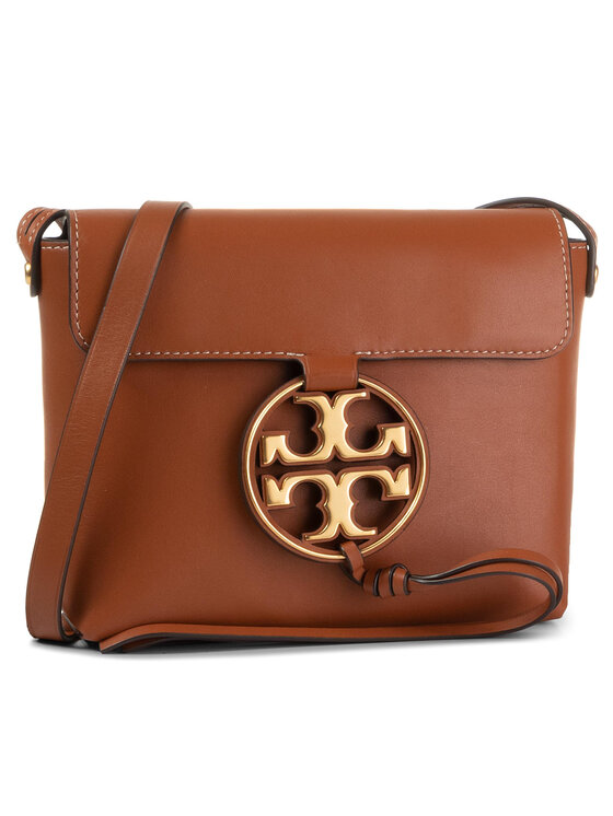 Tory Burch Τσάντα Tory Burch Miller Metal Cross-Body 61023 Καφέ