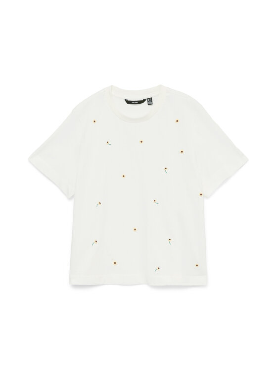 Vero Moda Vero Moda Camiseta Sola 10341979 Blanco Regular Fit