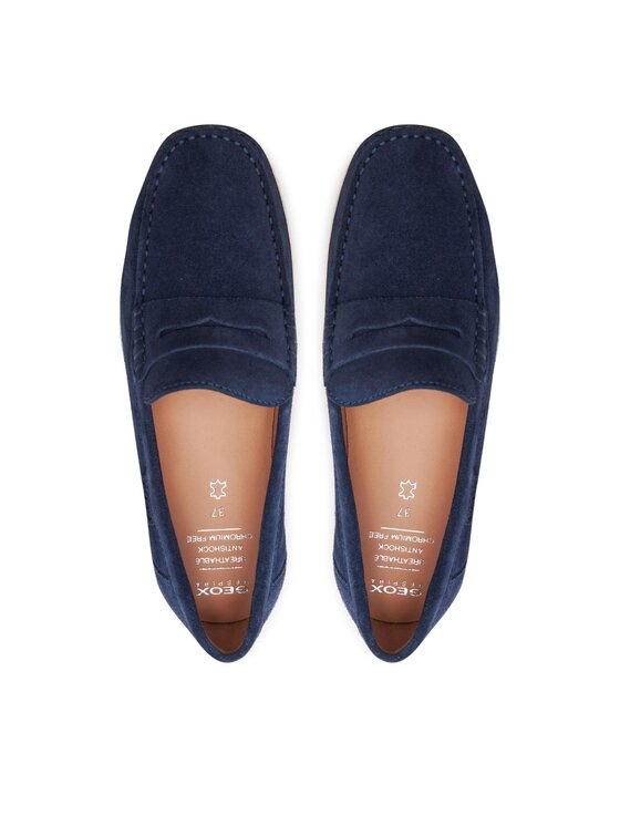 Geox Mokasíny Geox J New Fast Boy J826CA 00022 C4211 D Tmavomodrá