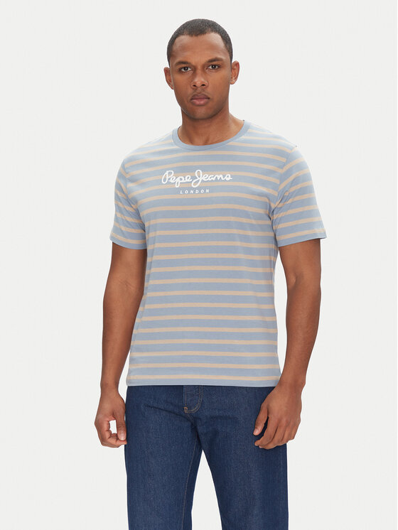 Pepe Jeans Pepe Jeans Majica PM509407 Modra Regular Fit
