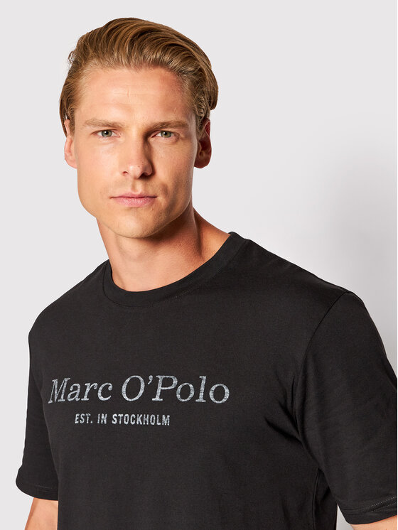 Marc O'Polo Marc O'Polo Majica B21 2012 51052 Črna Regular Fit