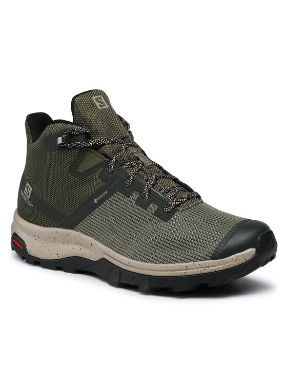 Salomon Pārgājienu apavi Salomon Outline Prism Mid Gtx GORE-TEX 411201 26 M0 Zaļš