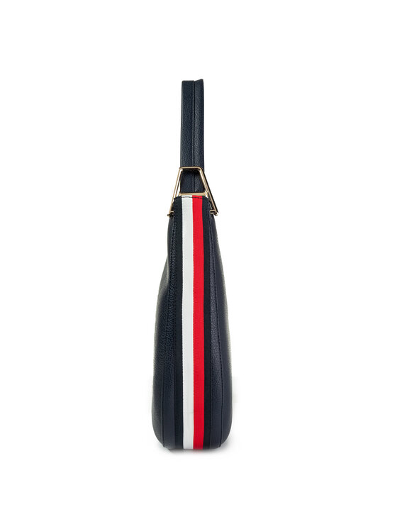 Tommy Hilfiger Ročna torba Tommy Hilfiger Th Core Hobo Corp AW0AW07306 Mornarsko modra