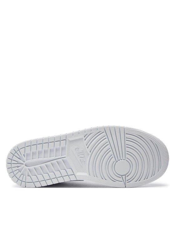 Nike Sneakers Nike Air Jordan 1 Mid 554724 136 Bianco