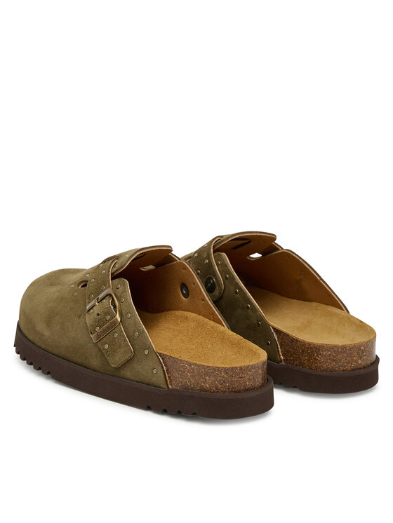 Scholl Шльопанці Scholl Beatriz Clog F00715 Хакі