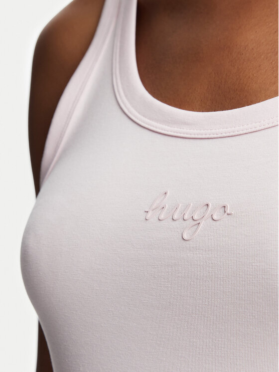 HUGO HUGO Топ Damatank 50572293 Світло-рожевий Extra Slim Fit