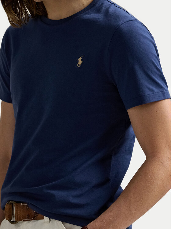 Polo Ralph Lauren Polo Ralph Lauren T-shirt 710671438426 Blu scuro Custom Slim Fit