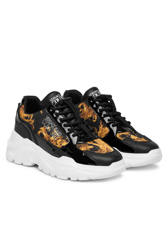 Versace Jeans Couture Снікерcи Versace Jeans Couture 80VA3SC7 ZSD94 G89 Чорний