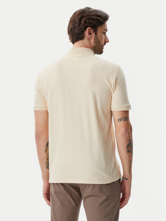 Selected Homme Selected Homme Поло 16094575 Бежевий Regular Fit