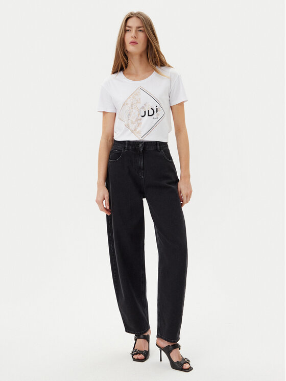 Gaudi Gaudi Футболка 511BD64039 Білий Regular Fit