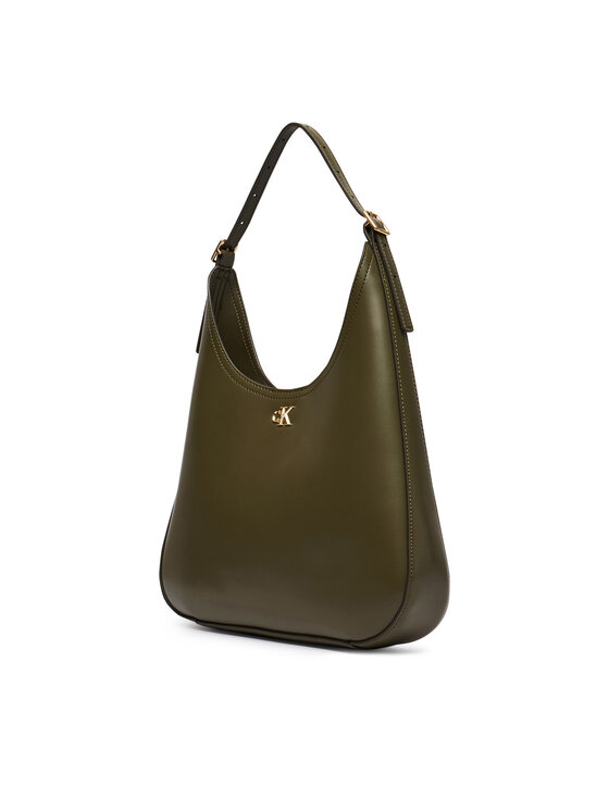 Calvin Klein Rankinė Calvin Klein Ck Medium Shoulder Bag LV04F3522G Tamsiai žalia
