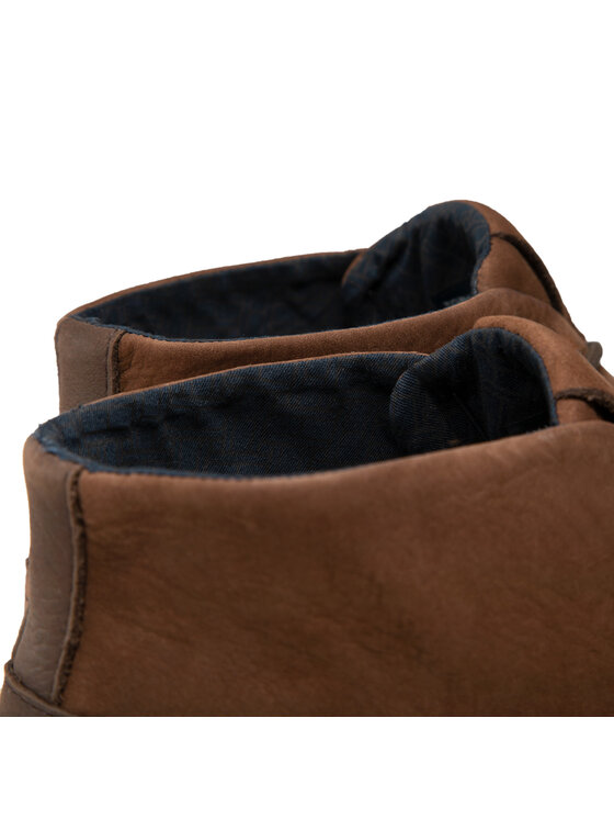 Tommy Hilfiger Μποτίνια Tommy Hilfiger Lightweight Nubuck Hybrid Boot FM0FM03773 Καφέ