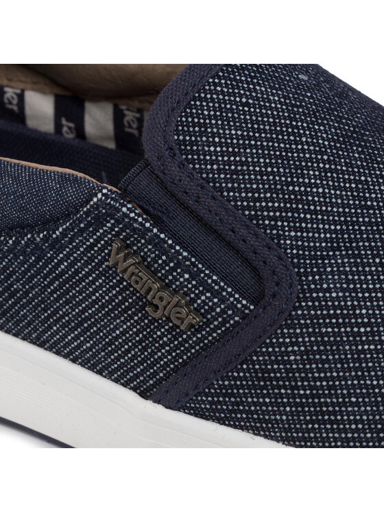 Wrangler Tenis superge Wrangler Monument Slip On WM01002A Mornarsko modra