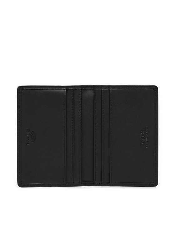 Guess Kredītkaršu turētājs Guess SMFISE LEA56 Melns