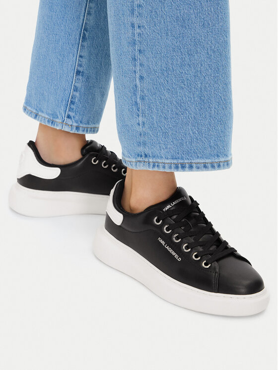 KARL LAGERFELD Sneakersy KARL LAGERFELD Kore KL66525 Čierna