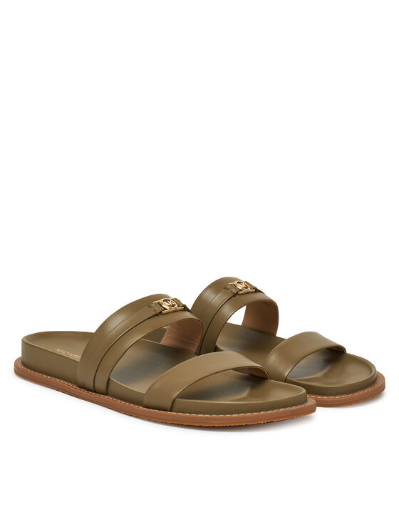 MICHAEL Michael Kors Шльопанці MICHAEL Michael Kors Mandy Flat Sandal 40S5MAFS2L Зелений
