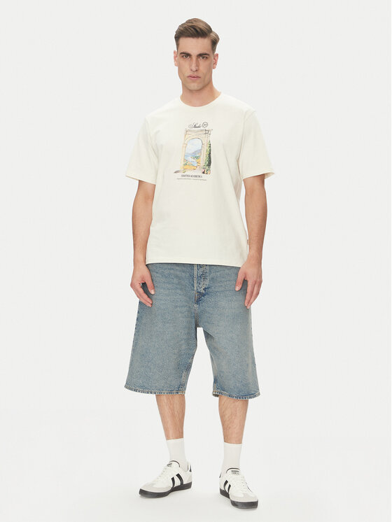 Jack & Jones Jack & Jones Футболка Hydra 12277248 Бежевий Relaxed Fit