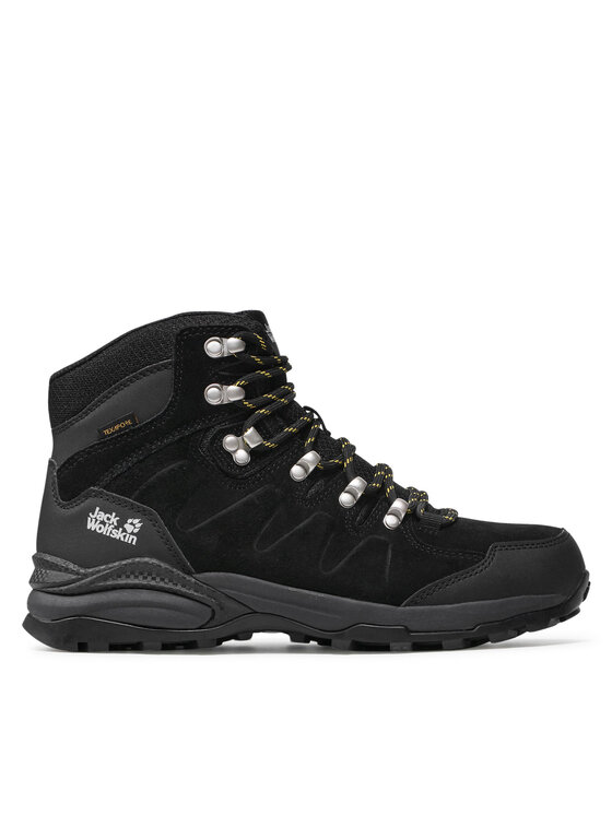 Jack Wolfskin Trekking čevlji Jack Wolfskin Refugio Texapore Mid M 4049841 Črna