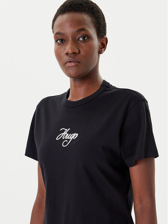 HUGO HUGO Camiseta Destrel_3 50550117 Negro Regular Fit
