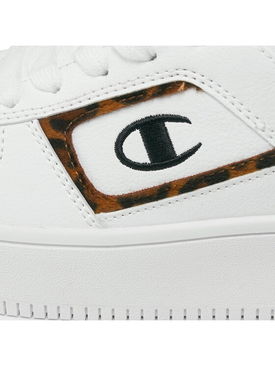 Champion Sneakersy Champion Mid Cut Foul Play Plat Mid Animalie S11601-WW001 Biela