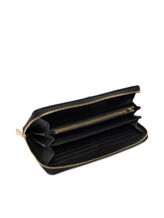 Tommy Hilfiger Sada peňaženka a kľúčenka Tommy Hilfiger Lgr Za + Charm AW0AW18040 Čierna