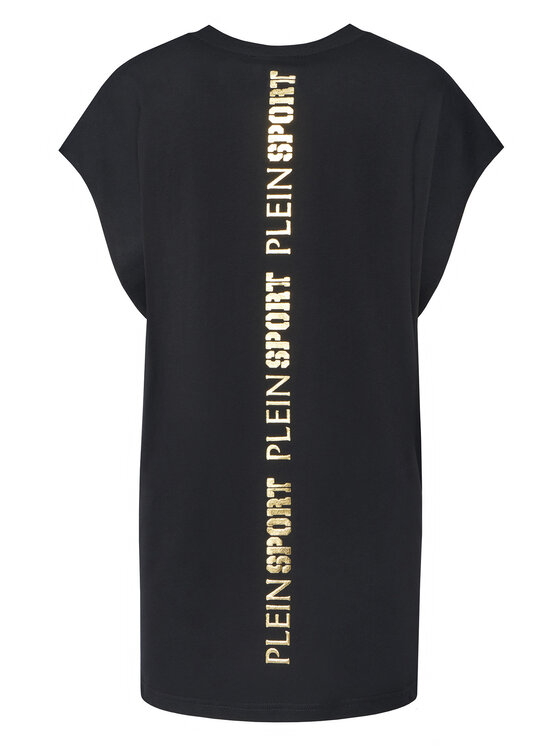 Plein Sport Plein Sport Майка PAEC MTK8319 STE001N Чорний Regular Fit