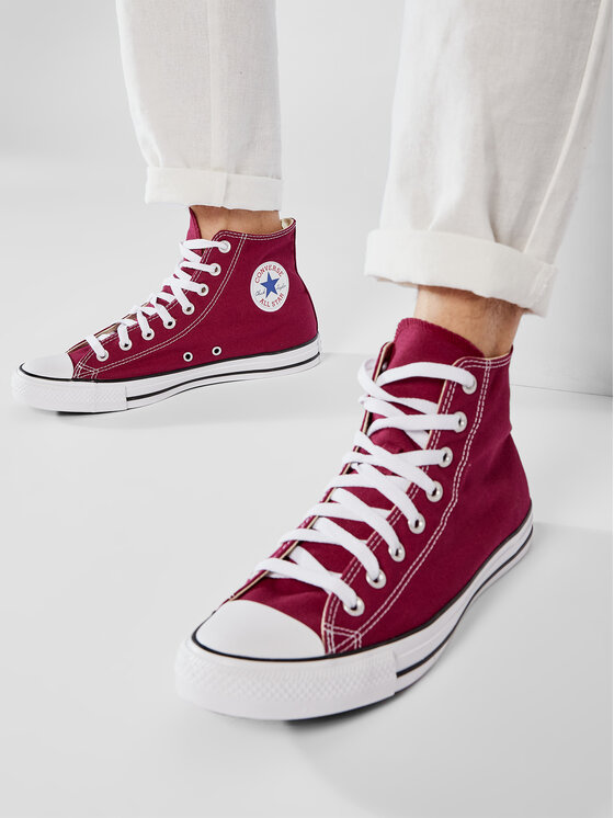 Converse Кеди Converse All Star Hi Maroon M9613 Бордовий