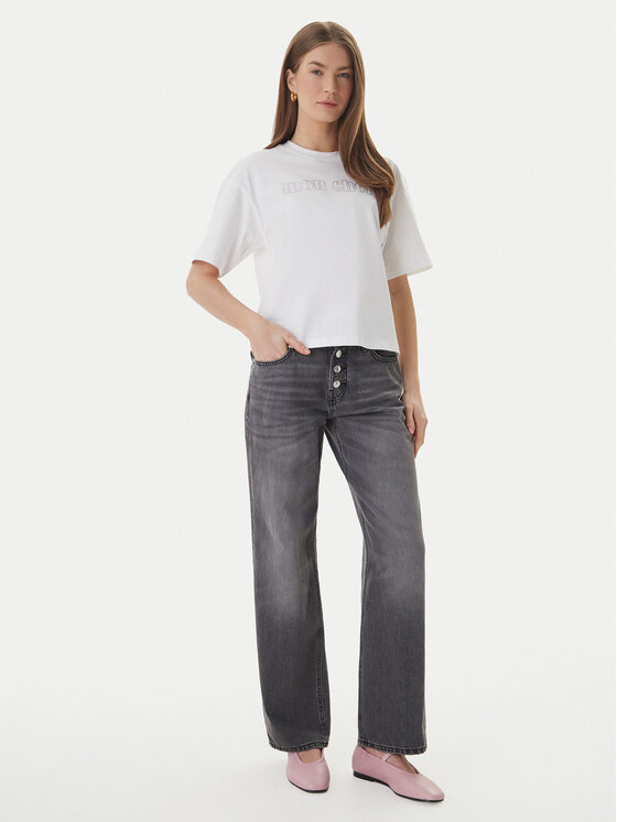 ONLY ONLY Camiseta Rhine 15368901 Blanco Boxy Fit