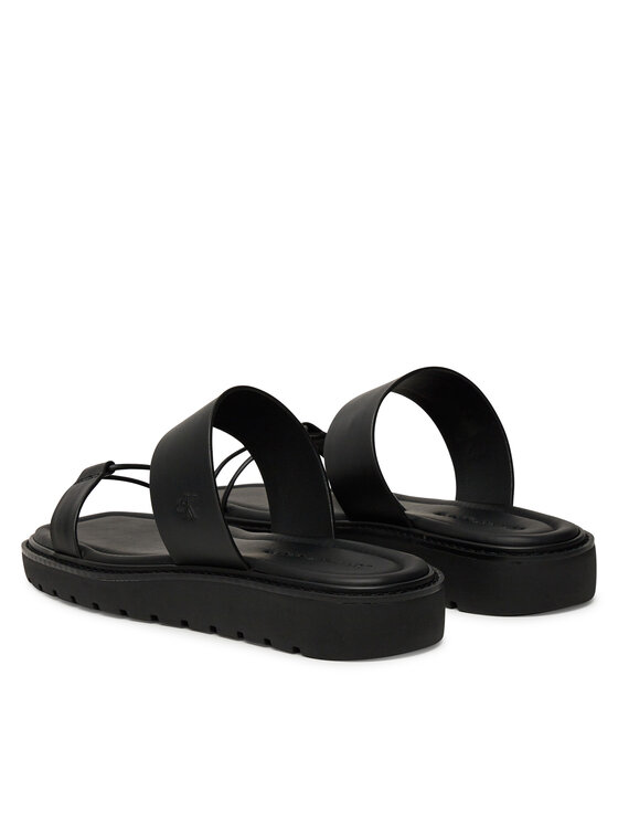 Calvin Klein Jeans Chanclas Calvin Klein Jeans Rope Sandal Soft Lth Mg YW0YW01864 Negro