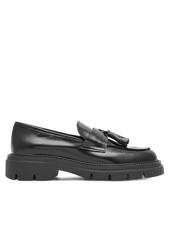 GINO ROSSI Loafersy Gino Rossi RUBBER-I22 23580AB Czarny