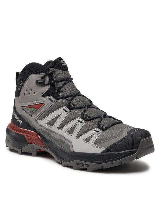 Salomon Trekingová obuv Salomon X Ultra 360 Mid GORE-TEX L47447800 Sivá
