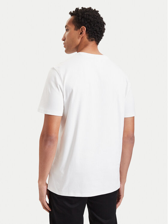 Calvin Klein Calvin Klein Camiseta Interlock LV04LH804G Blanco Regular Fit
