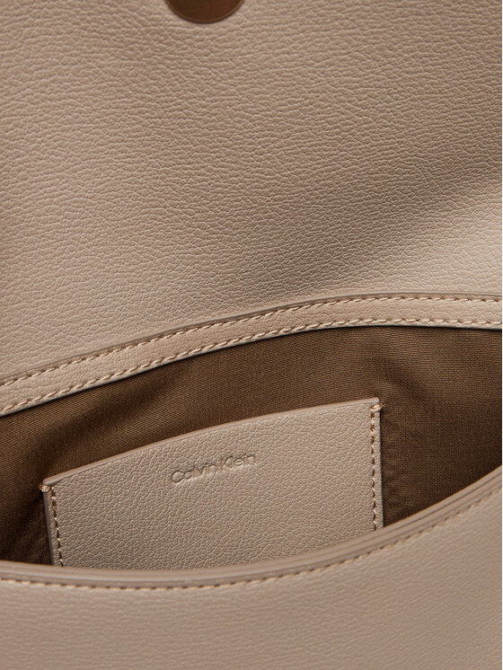 Calvin Klein Soma Calvin Klein Minimal Monogram Shoulder Pouch LV04K3161G Bēšs