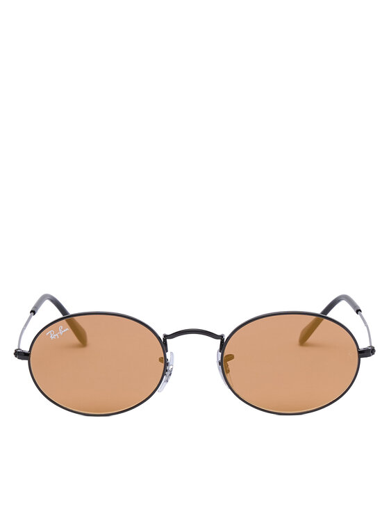 Ray-Ban Сонцезахисні окуляри Ray-Ban Oval Flat Lenses 0RB3547N Чорний