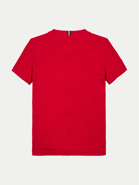 Tommy Hilfiger Tommy Hilfiger Camiseta Essential KS0KS00397 D Rojo Regular Fit