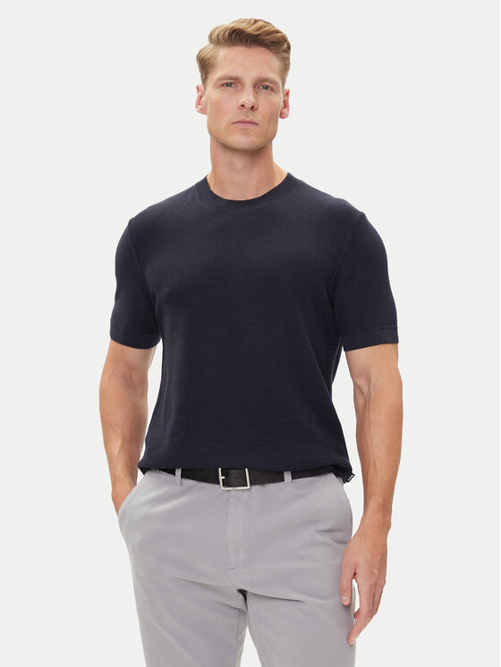 BOSS BOSS Camiseta H-Ianni 50543161 Azul marino Regular Fit