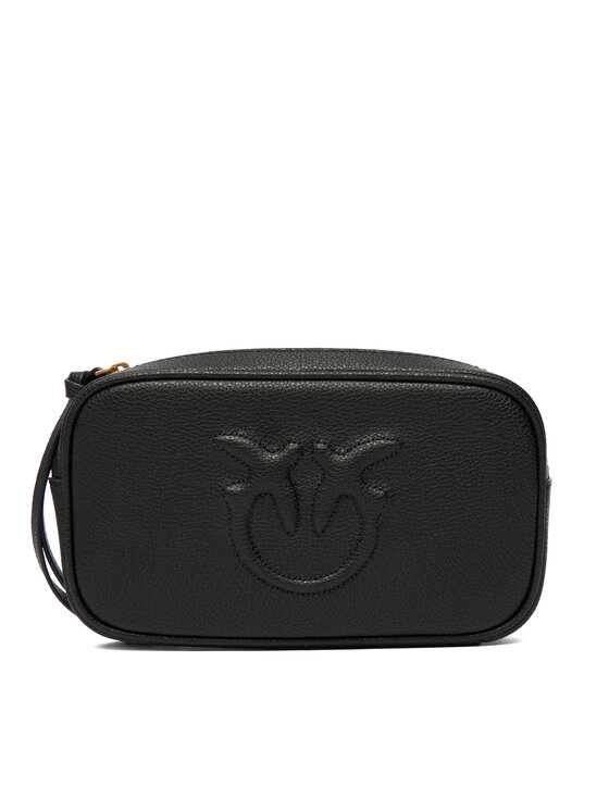 PINKO Torbica oko struka﻿ PINKO Belt Bag Pelle Bottalata AI 25-26 PCPL 105354 A29Q Crna